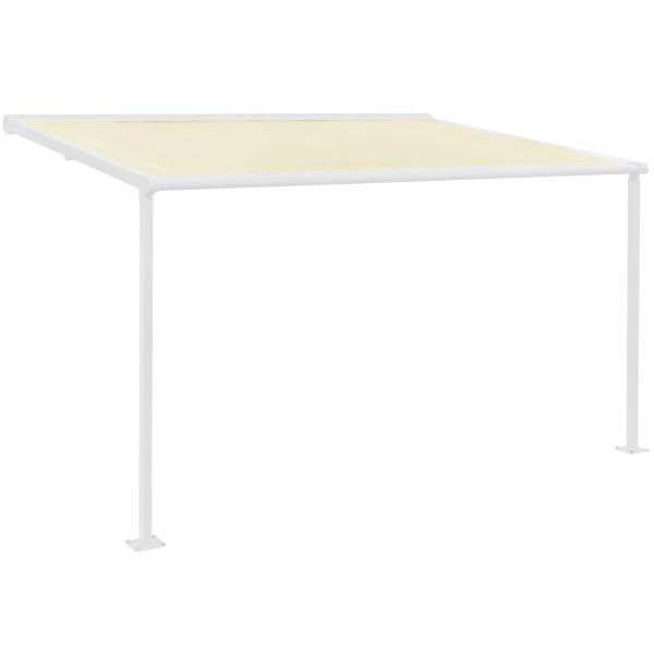 Essence elektrisk pergola markise 400x300cm hvid/creme