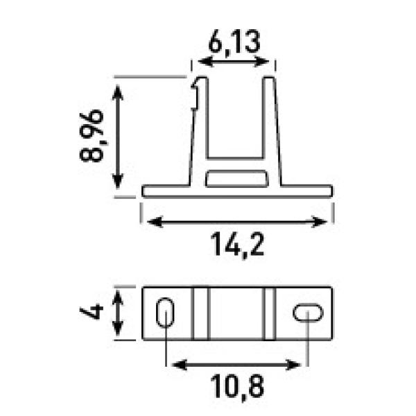 Vægbeslag åben elektrisk markise antracitgrå