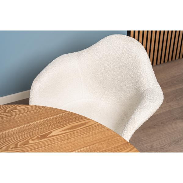 Lucas teddy hvid/natur