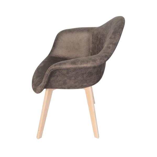 Lucas suede brun/natur