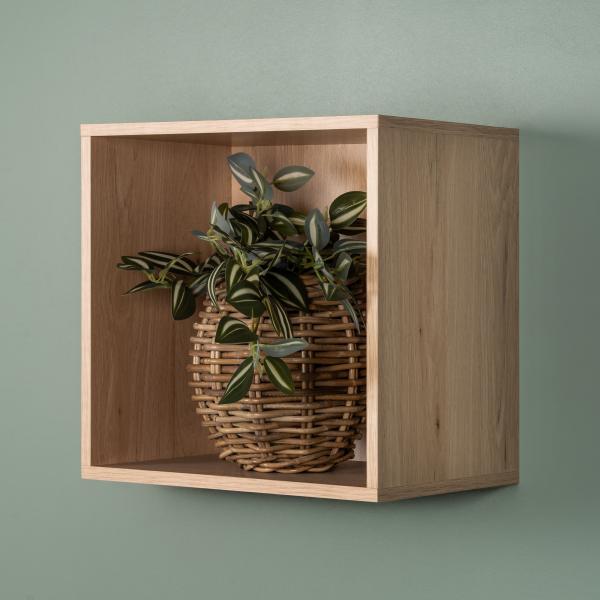Drammen væghængt natur 35,4x35,4x25cm