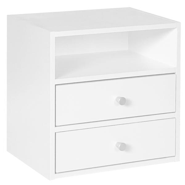 Drammen væghængt hvid 35,4x35,4x25cm