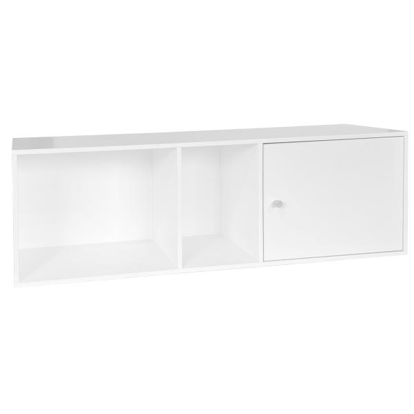 Drammen væghængt hvid 115x30x36cm
