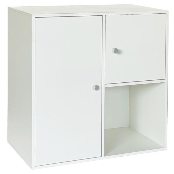Drammen væghængt hvid 69,6x69,6x38cm