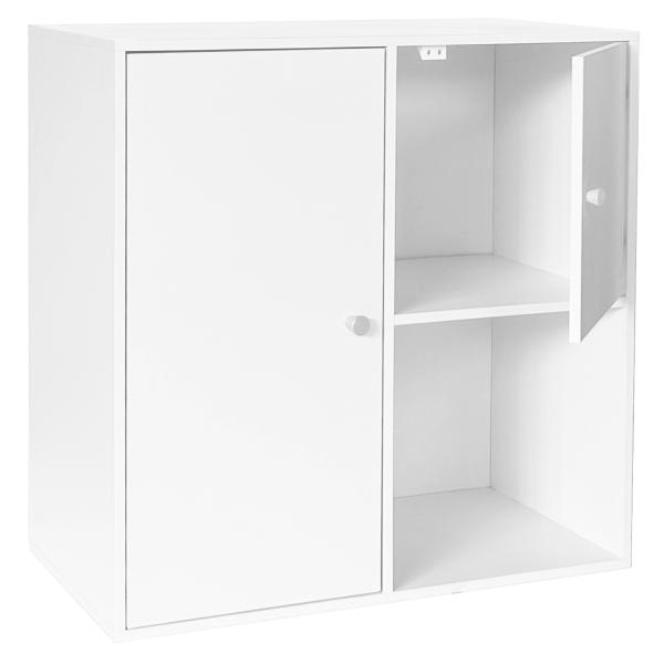 Drammen væghængt hvid 69,6x69,6x38cm