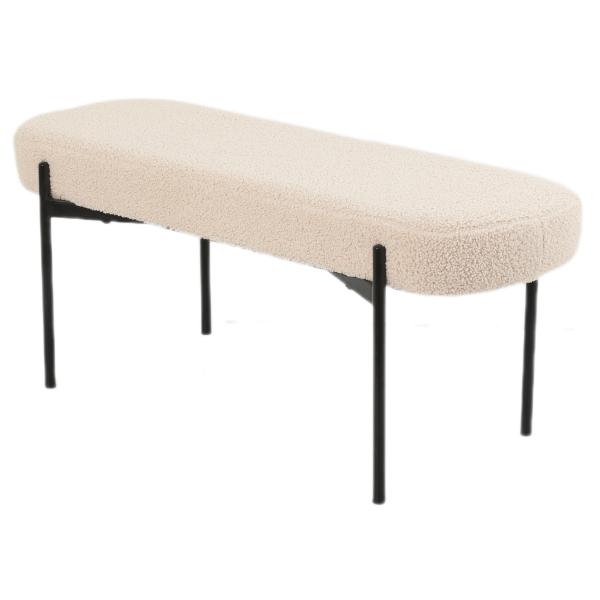 Amalie teddystof beige