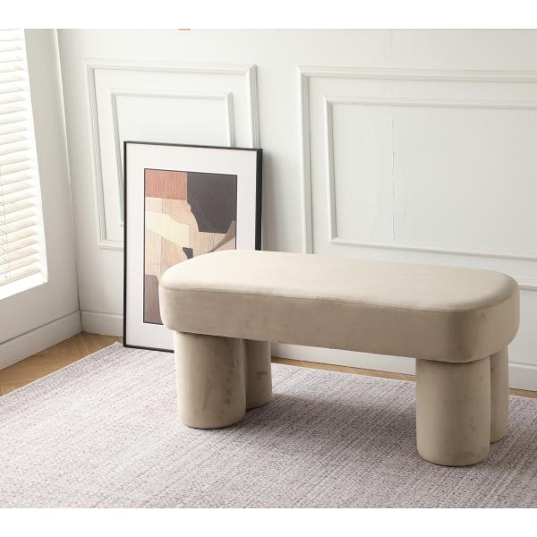 Ylva velour beige