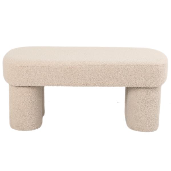 Ylva teddystof beige
