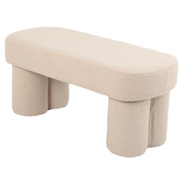 Ylva teddystof beige
