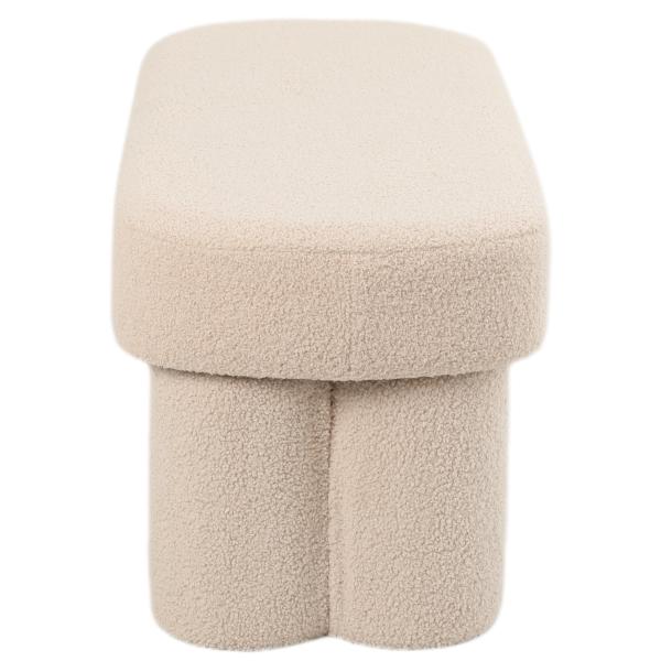 Ylva teddystof beige
