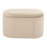 Aranda med opbevaring velour beige