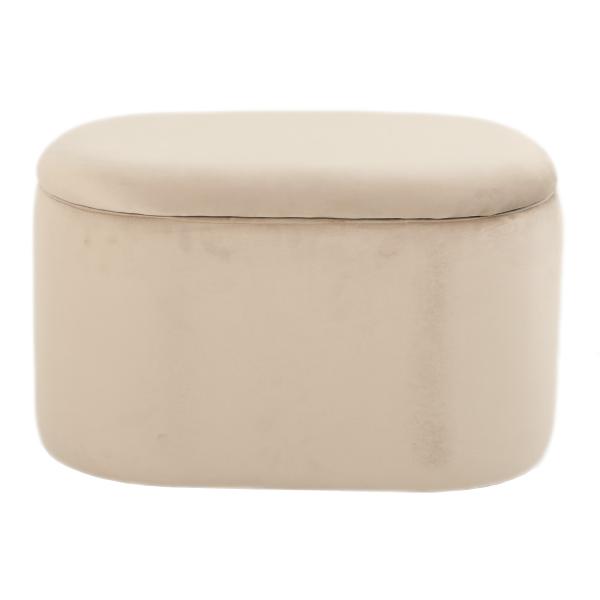 Aranda med opbevaring velour beige