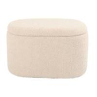 Aranda med opbevaring teddystof beige