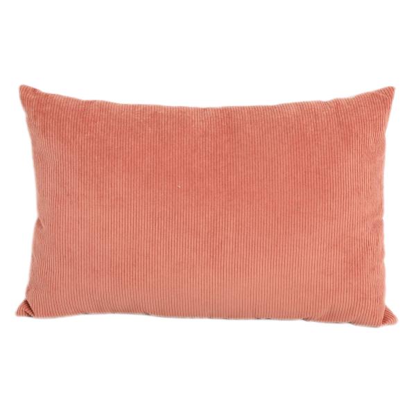 Pude fløjl rosa 60x40cm