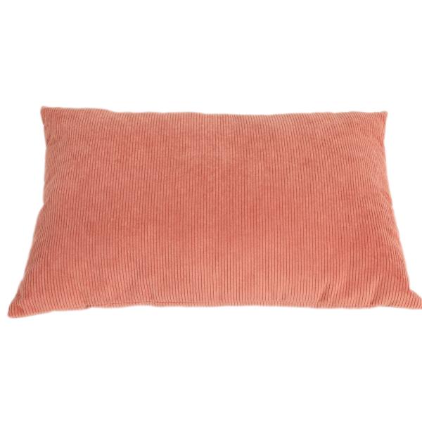 Pude fløjl rosa 60x40cm