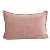 Pude velour rosa 60x40cm