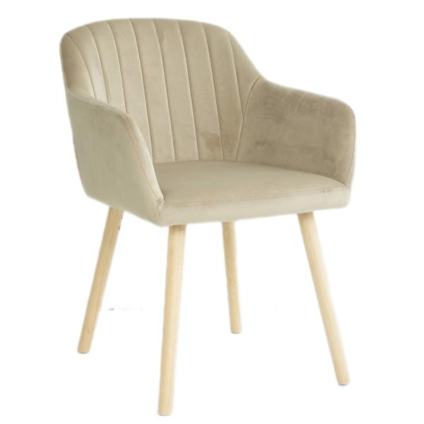 Alberte velour beige