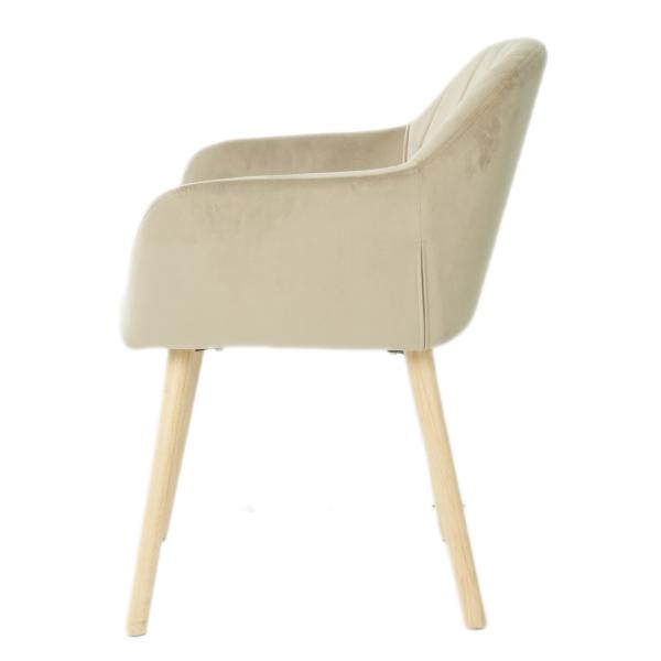 Alberte velour beige