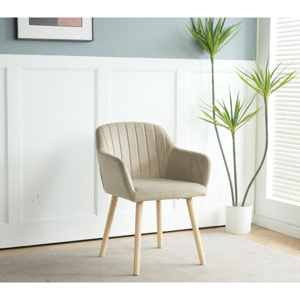 Alberte velour beige