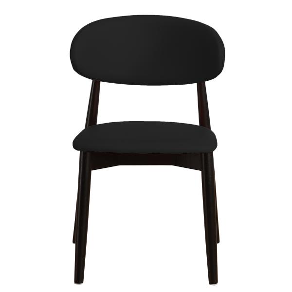 Martha kunstlæder sort/træ sort