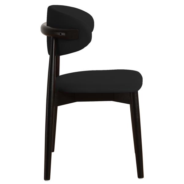 Martha kunstlæder sort/træ sort