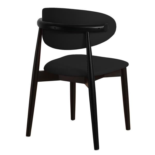 Martha kunstlæder sort/træ sort