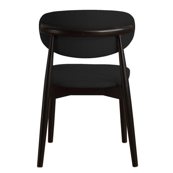 Martha kunstlæder sort/træ sort