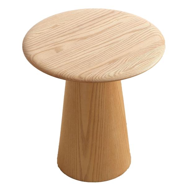 Saline sidebord træ natur ø45cm
