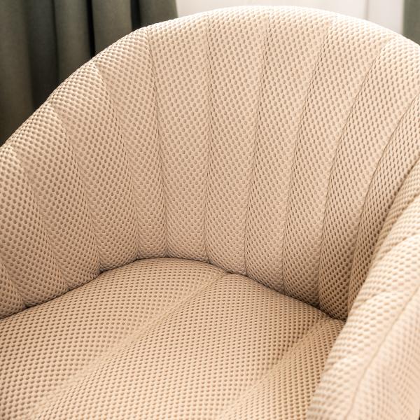 Luca vaffelvævet beige/sort