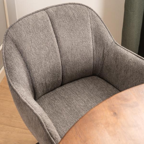 Julie med drejefunktion stof lysegrå