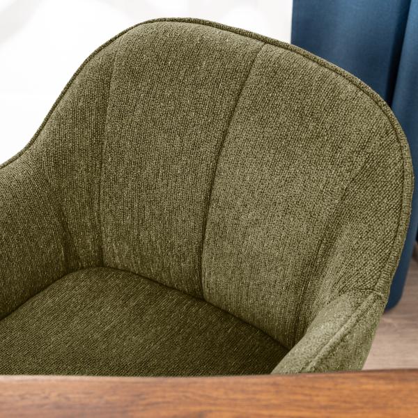 Julie med drejefunktion stof mørkegrøn