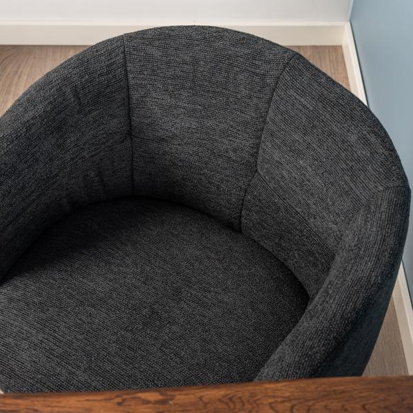 Silje med drejefunktion stof mørkegrå