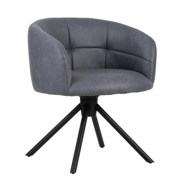 Silje med drejefunktion suede grå