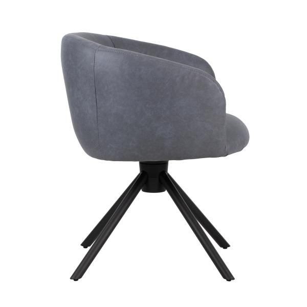 Silje med drejefunktion suede grå