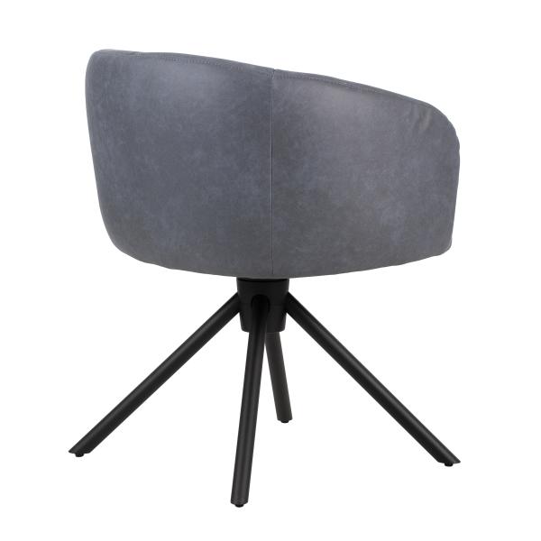 Silje med drejefunktion suede grå