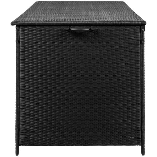 Hyndeboks med hjul 160x80x78cm sort