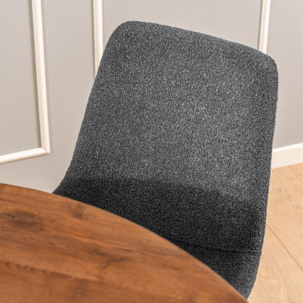 Karla teddy mørkegrå