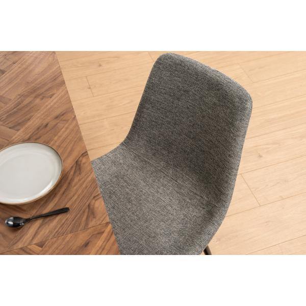 Karla stof mørkegrå