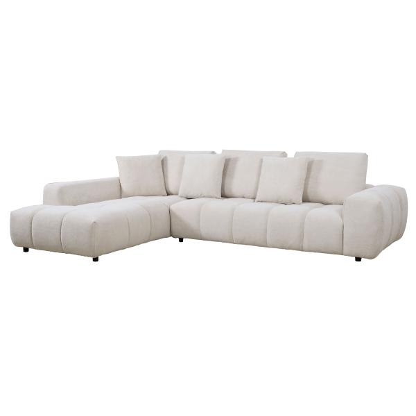 Madison venstrevendt plys beige