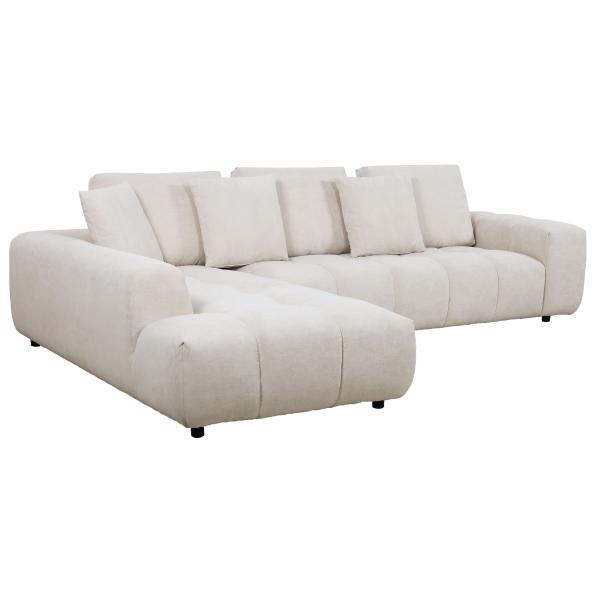 Madison venstrevendt plys beige