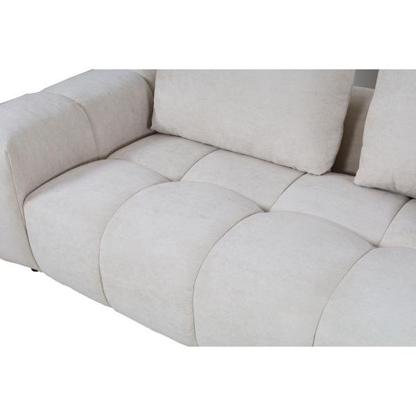 Madison venstrevendt plys beige