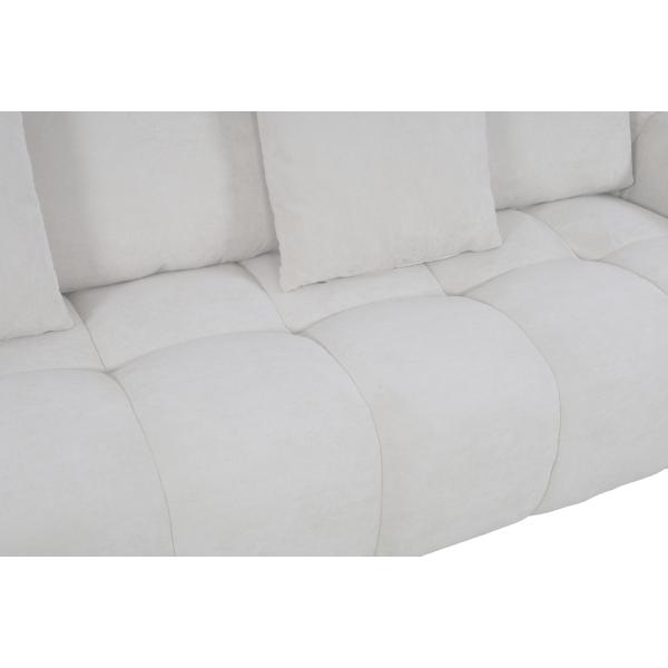 Madison højrevendt plys beige