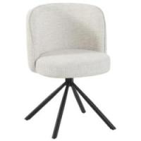 Linda med drejefunktion stof beige