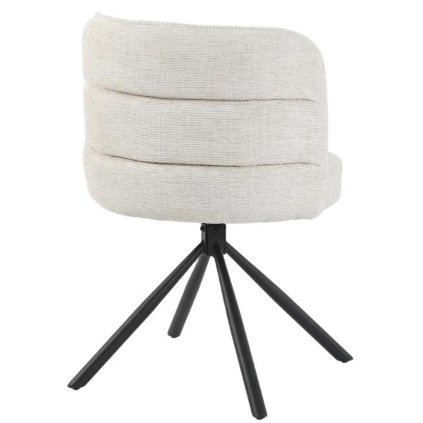 Linda med drejefunktion stof beige