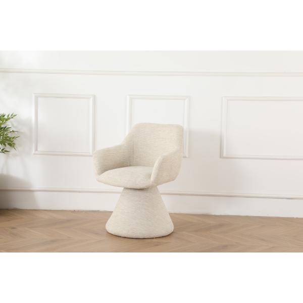 Fillipa med drejefunktion stof beige