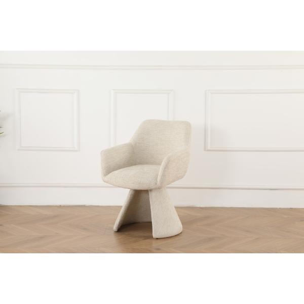 Marie med drejefunktion stof beige