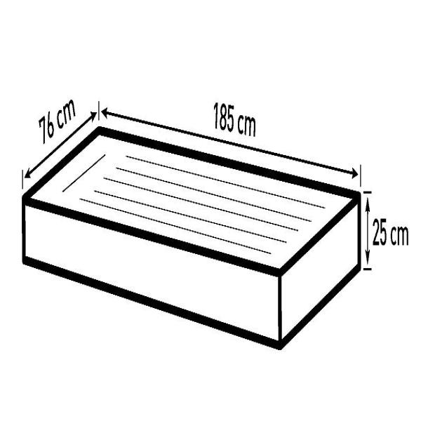 Bestway tritech Jr. Twin 185x76x25cm