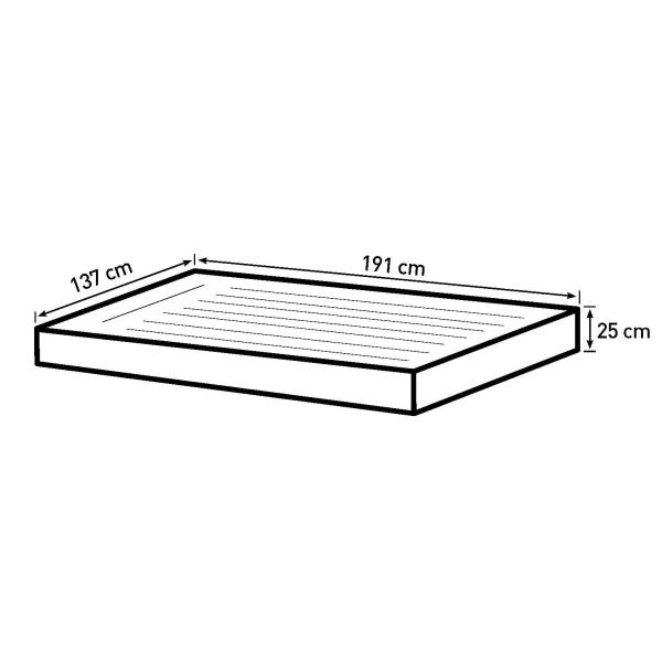 Bestway tritech fullsize 191x137x25cm