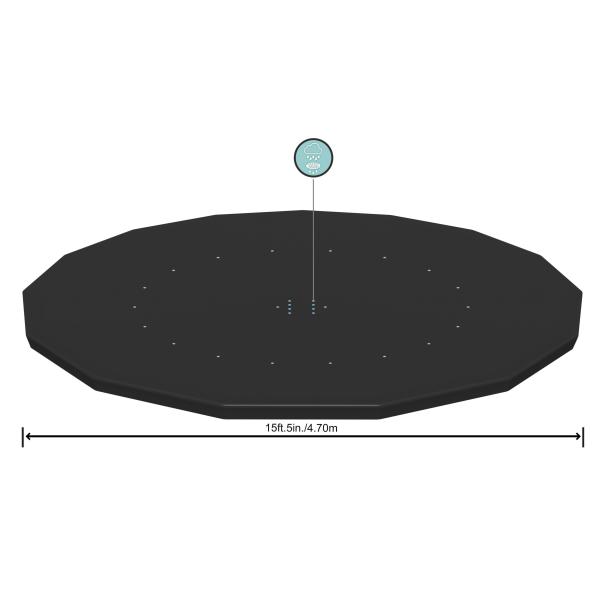 Bestway cover til pool ø457cm