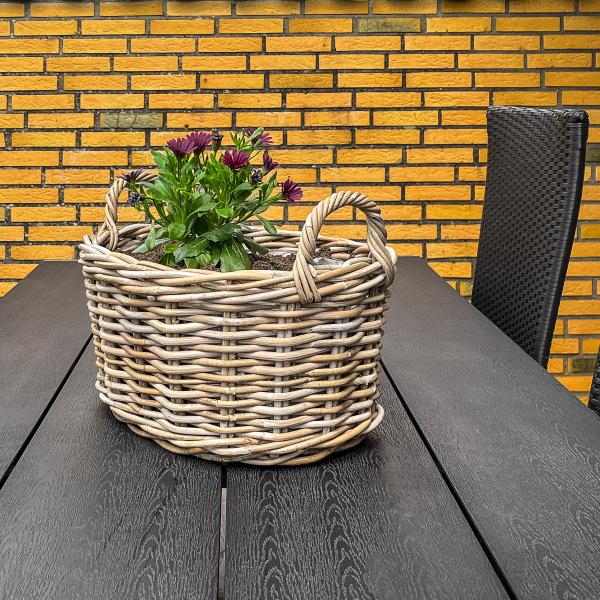 Kurv oval med håndtag 46x33x22cm